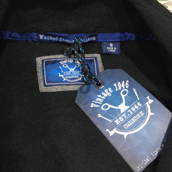 🎁 Vintage 1946 Polar Fleece Pirate Black Vest - Picture 6 of 8